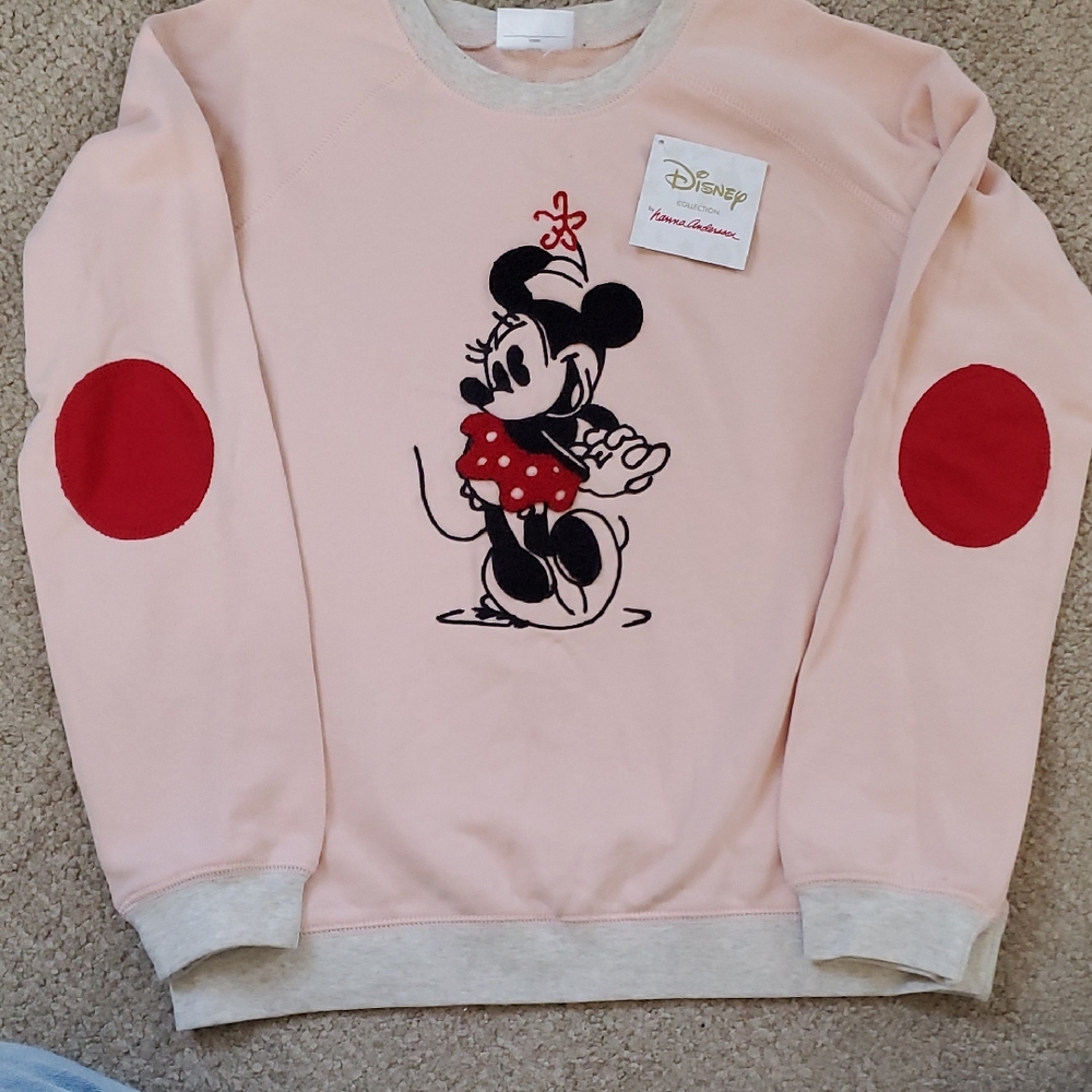 Disney Minnie Mouse Pink and Red Sweatshirt